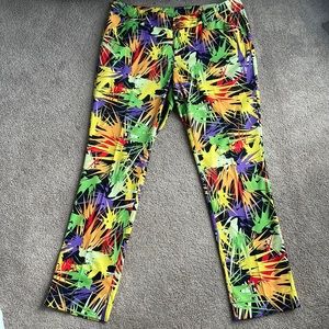 Loudmouth Golf: Women’s StretchTech Pants - Paint Splatter